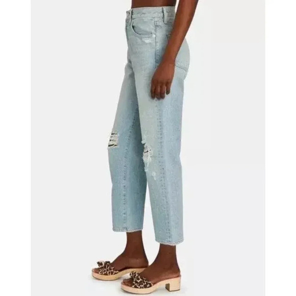 SLVRLAKE London Crop Jeans in Broken Dreams Size 24 - Picture 2 of 13